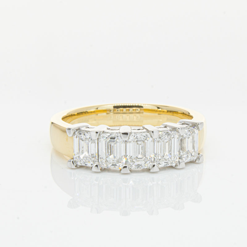 18ct Yellow Gold Diamond Ring-Ring-Walker & Hall