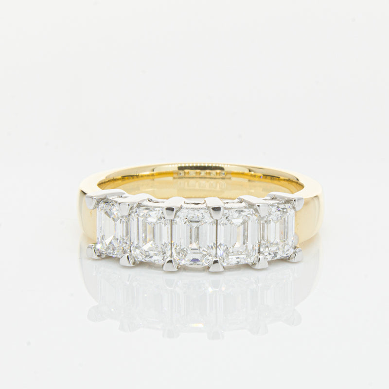 18ct Yellow Gold Diamond Ring-Ring-Walker & Hall