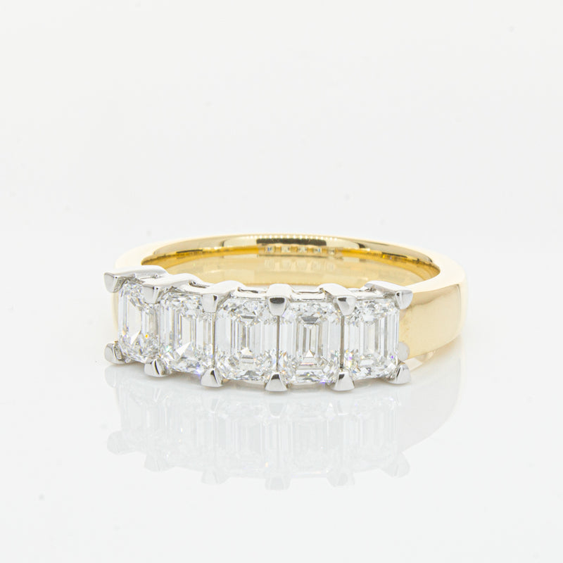 18ct Yellow Gold Diamond Ring-Ring-Walker & Hall