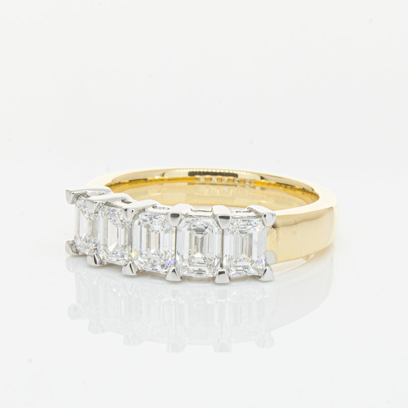 18ct Yellow Gold Diamond Ring-Ring-Walker & Hall