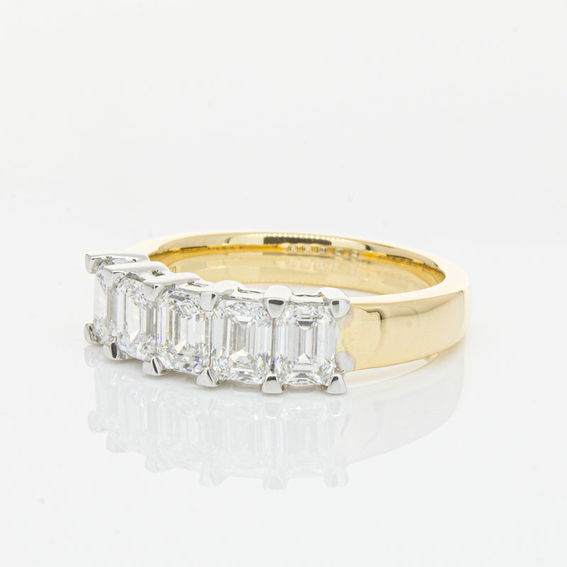18ct Yellow Gold Diamond Ring-Ring-Walker & Hall