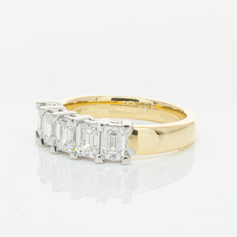 18ct Yellow Gold Diamond Ring-Ring-Walker & Hall