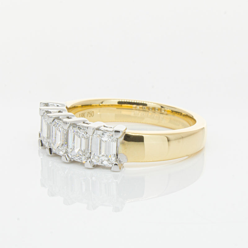 18ct Yellow Gold Diamond Ring-Ring-Walker & Hall