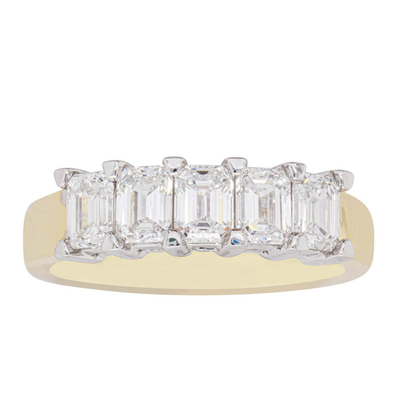 18ct Yellow Gold Diamond Ring-Ring-Walker & Hall