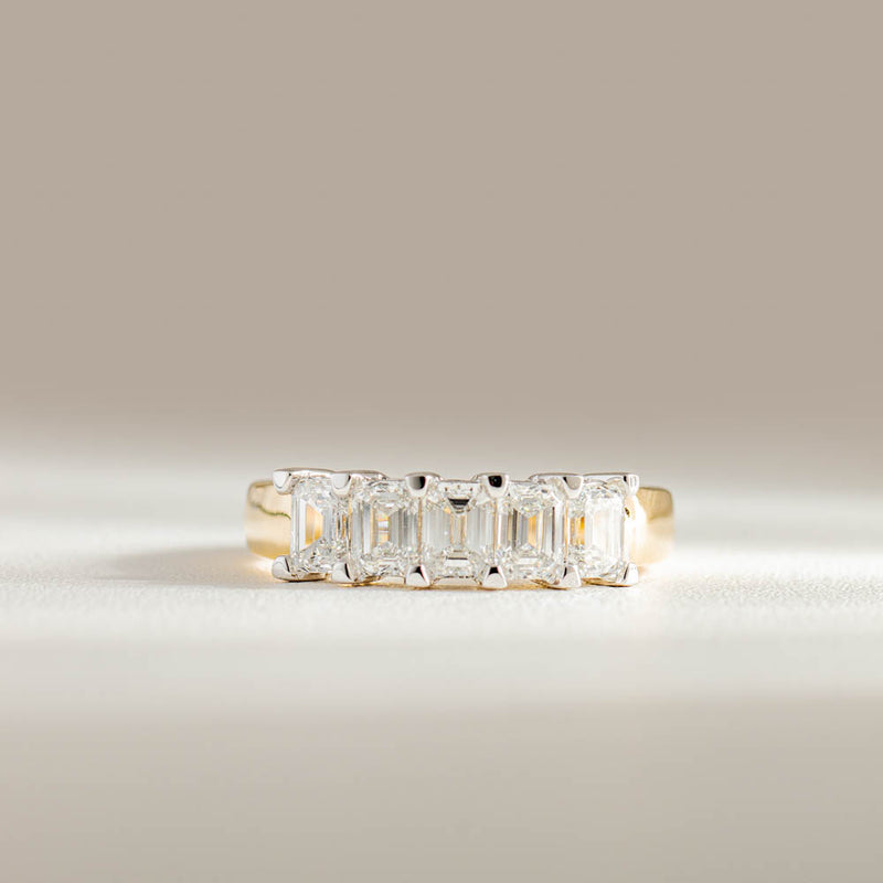 18ct Yellow Gold Diamond Ring-Ring-Walker & Hall