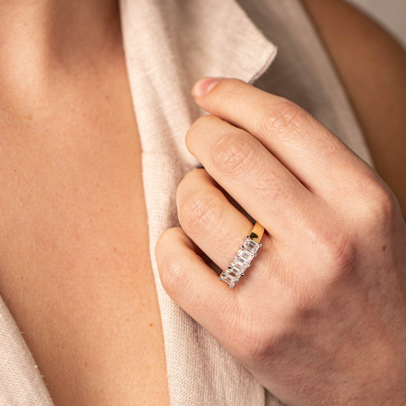 18ct Yellow Gold Diamond Ring-Ring-Walker & Hall