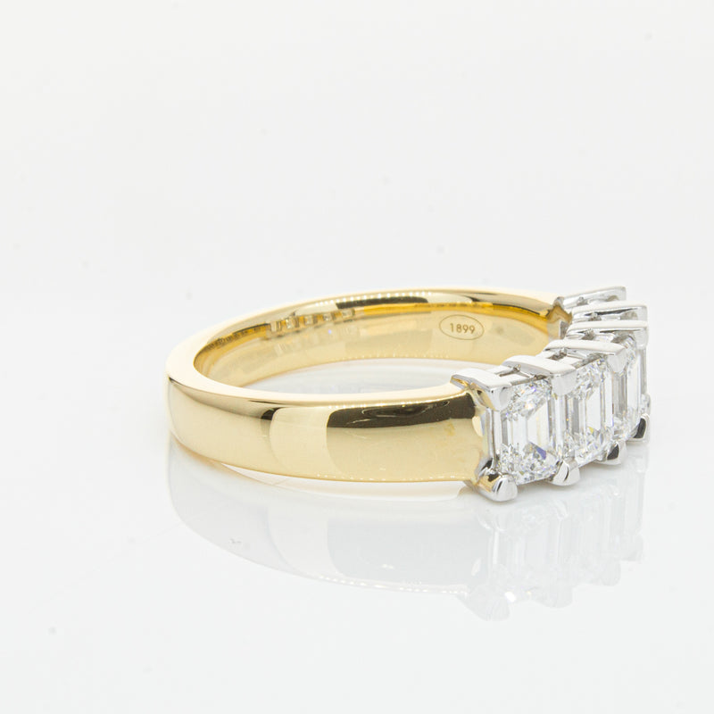18ct Yellow Gold Diamond Ring-Ring-Walker & Hall