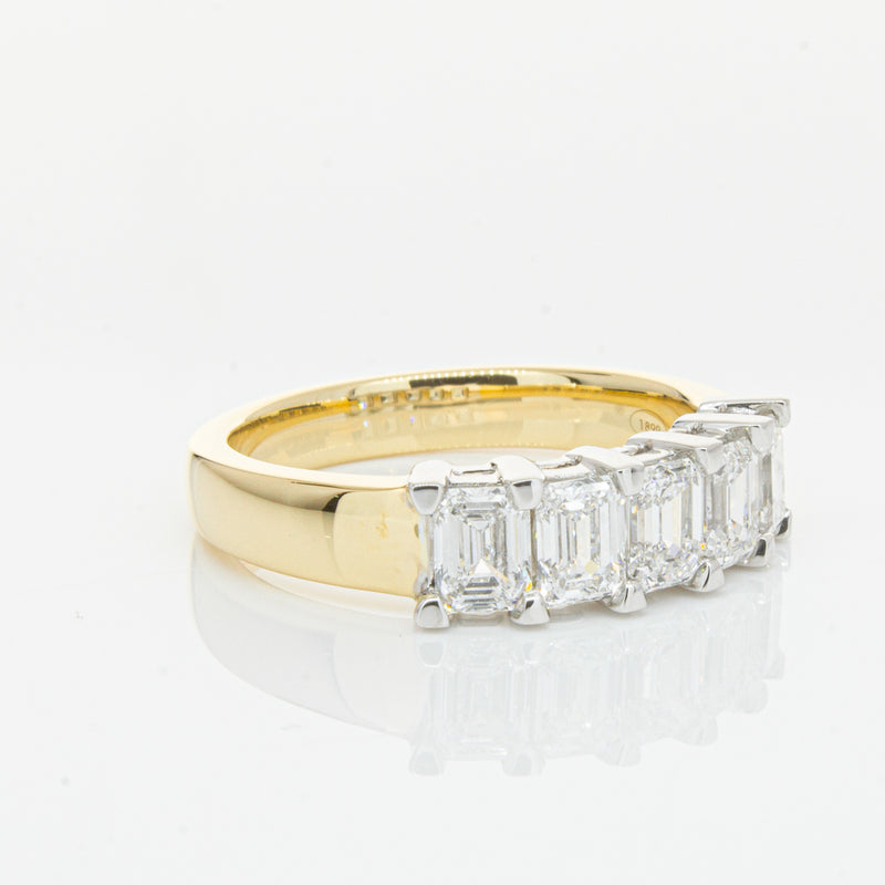 18ct Yellow Gold Diamond Ring-Ring-Walker & Hall