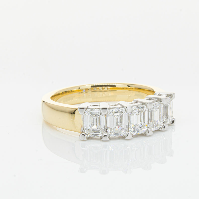 18ct Yellow Gold Diamond Ring-Ring-Walker & Hall