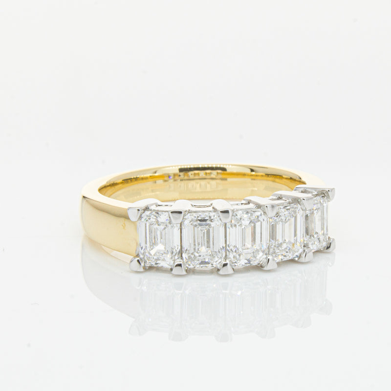 18ct Yellow Gold Diamond Ring-Ring-Walker & Hall