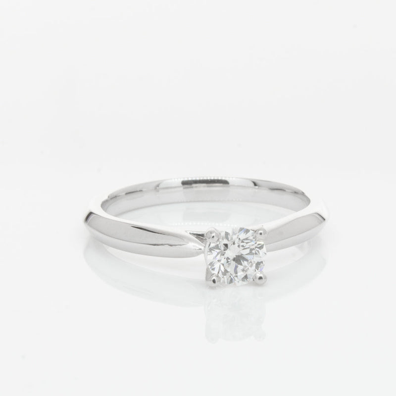 18ct White Gold .42ct Diamond Venetian Ring-Ring-Walker & Hall