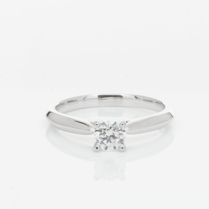 18ct White Gold .42ct Diamond Venetian Ring-Ring-Walker & Hall