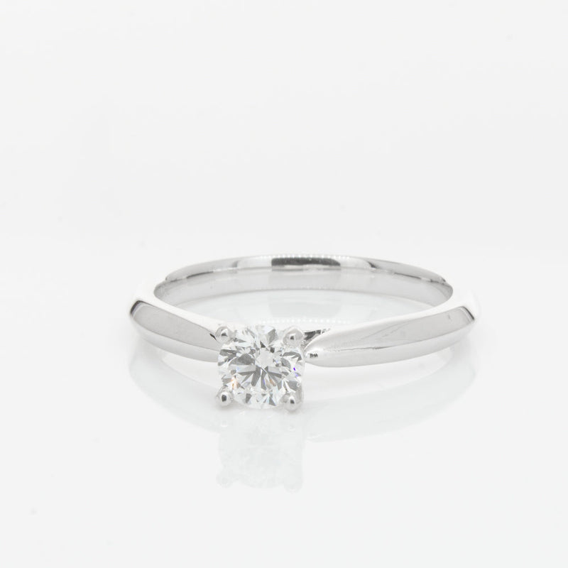 18ct White Gold .42ct Diamond Venetian Ring-Ring-Walker & Hall