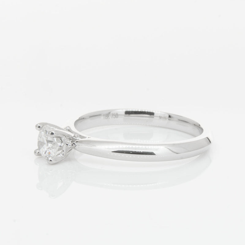18ct White Gold .42ct Diamond Venetian Ring-Ring-Walker & Hall