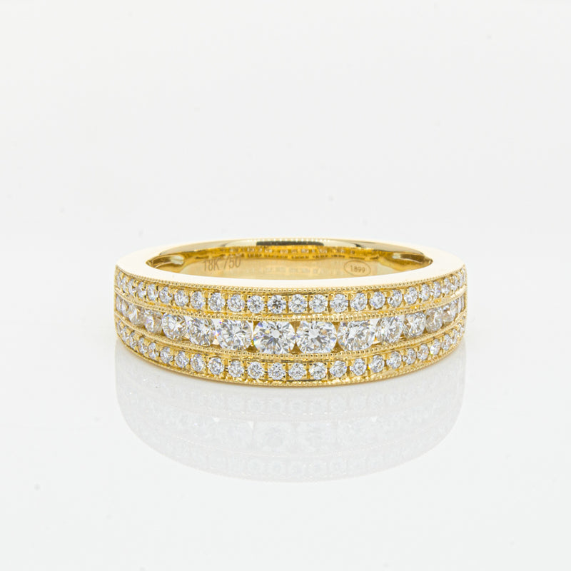 18ct Yellow Gold Diamond Ring-Ring-Walker & Hall