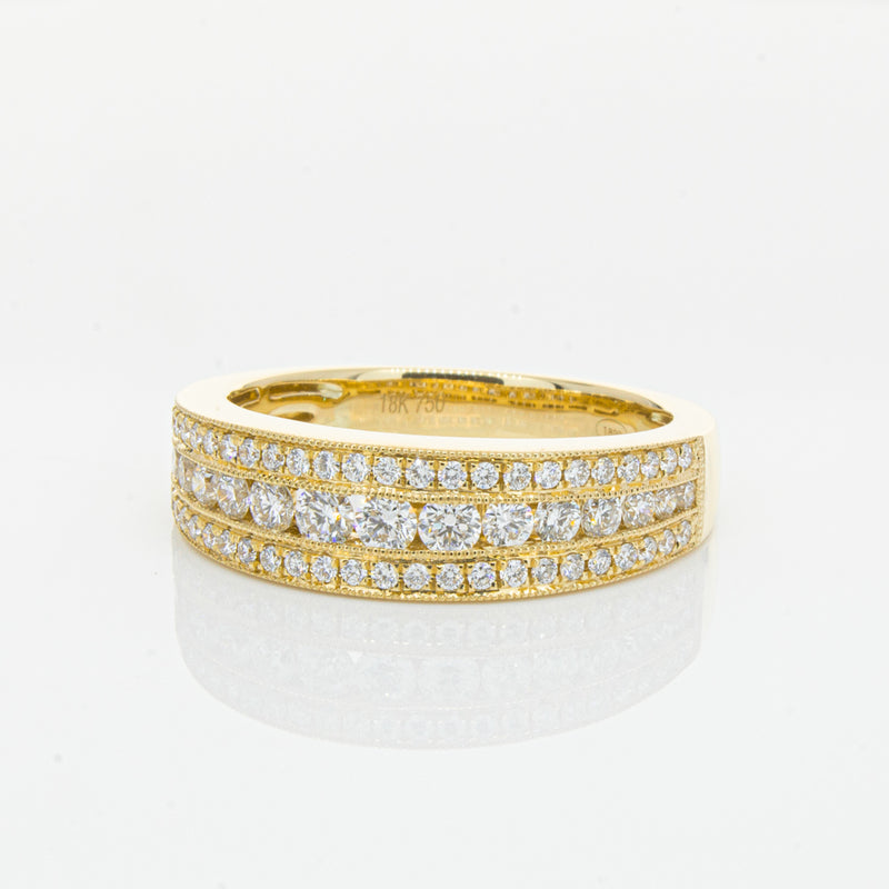18ct Yellow Gold Diamond Ring-Ring-Walker & Hall
