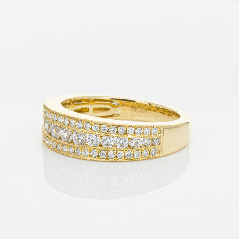 18ct Yellow Gold Diamond Ring-Ring-Walker & Hall