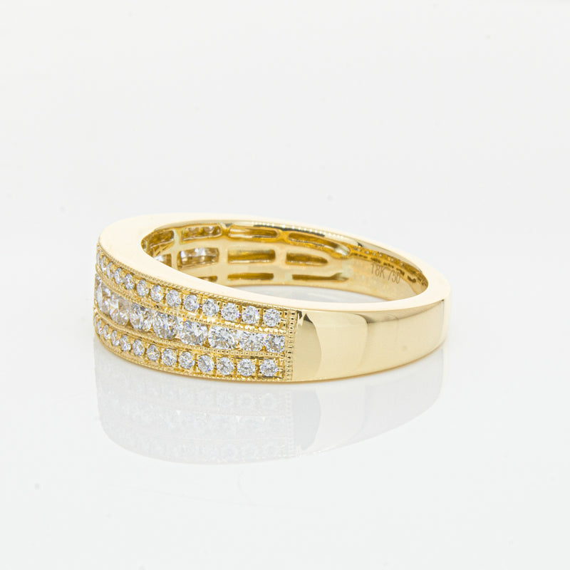 18ct Yellow Gold Diamond Ring-Ring-Walker & Hall