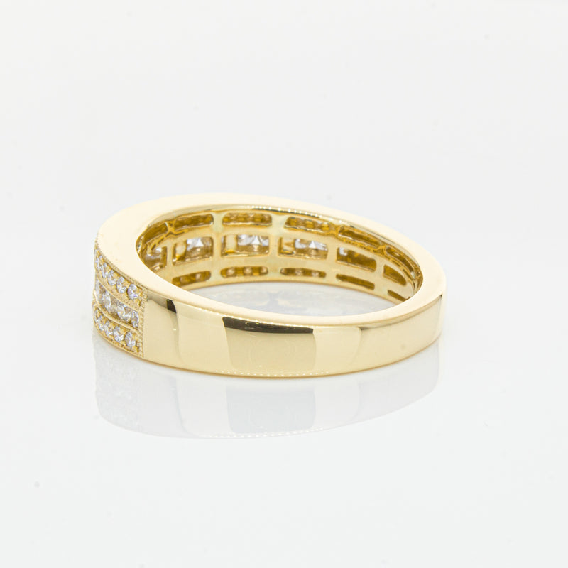 18ct Yellow Gold Diamond Ring-Ring-Walker & Hall