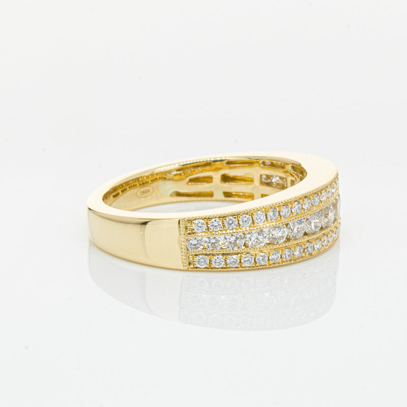 18ct Yellow Gold Diamond Ring-Ring-Walker & Hall