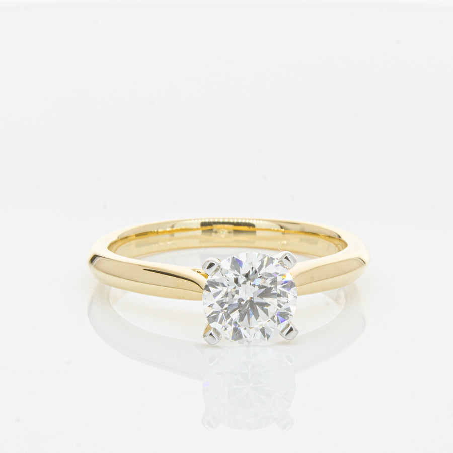 18ct Yellow Gold 1.00ct Diamond Venetian Ring-Ring-Walker & Hall