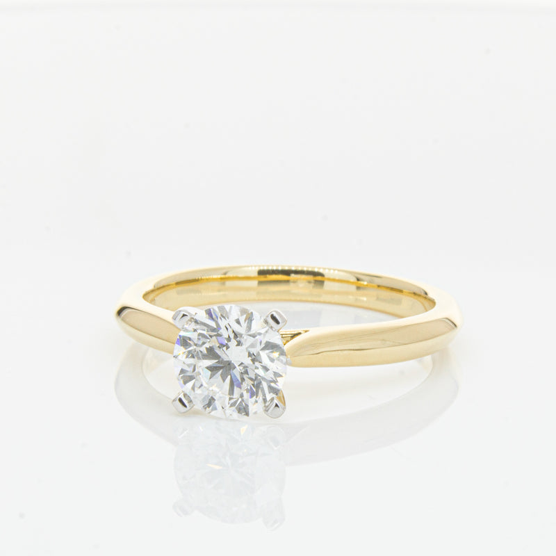 18ct Yellow Gold 1.00ct Diamond Venetian Ring-Ring-Walker & Hall