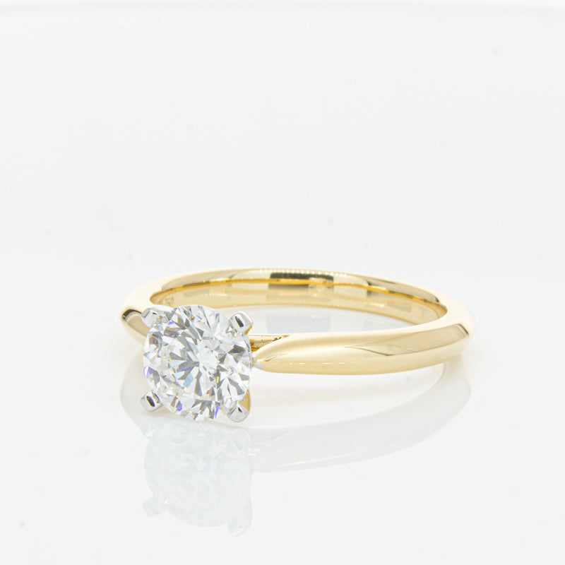 18ct Yellow Gold 1.00ct Diamond Venetian Ring-Ring-Walker & Hall