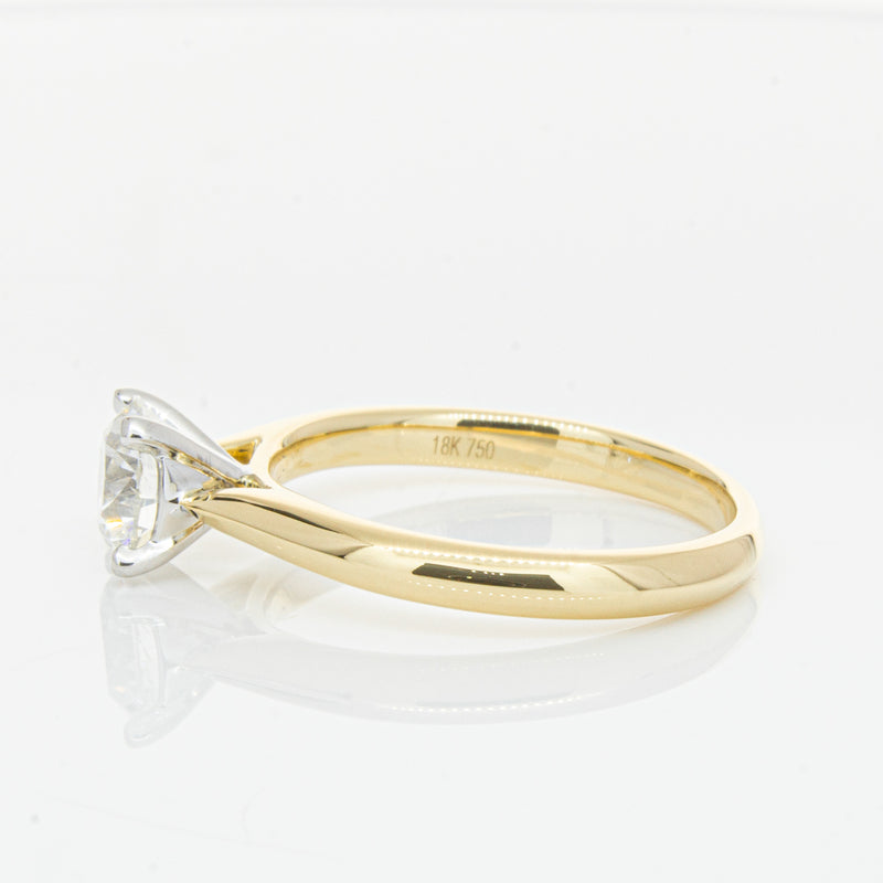 18ct Yellow Gold 1.00ct Diamond Venetian Ring-Ring-Walker & Hall