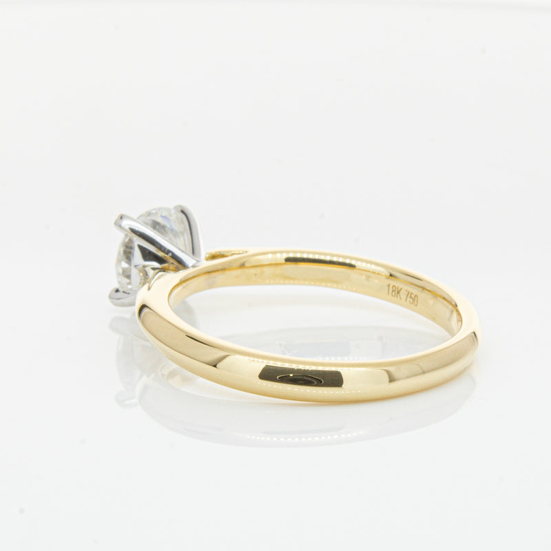 18ct Yellow Gold 1.00ct Diamond Venetian Ring-Ring-Walker & Hall