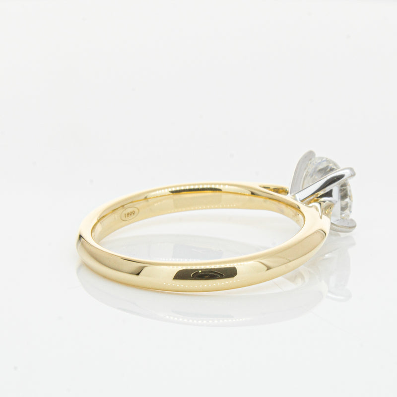 18ct Yellow Gold 1.00ct Diamond Venetian Ring-Ring-Walker & Hall