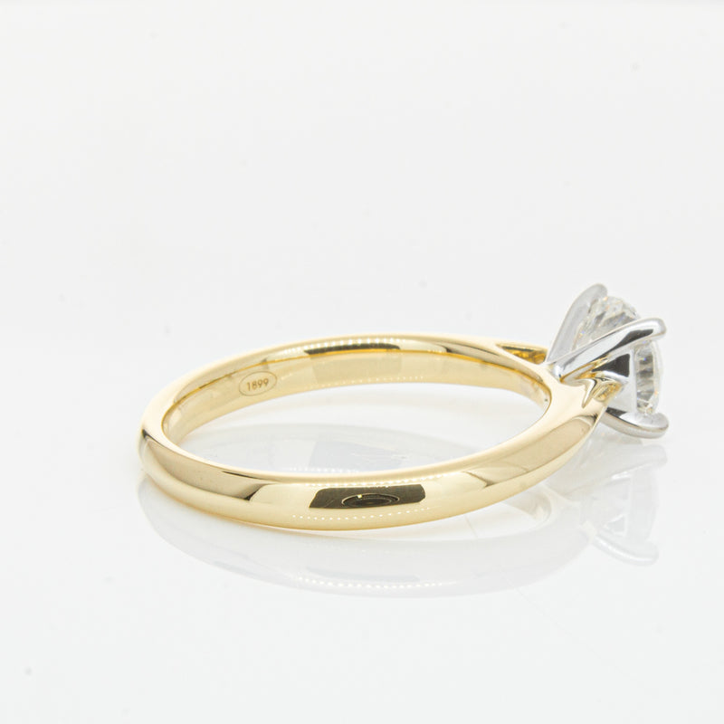 18ct Yellow Gold 1.00ct Diamond Venetian Ring-Ring-Walker & Hall