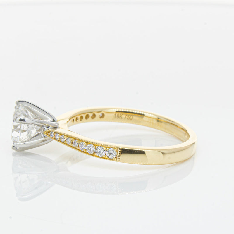 18ct Yellow Gold 1.00ct Diamond Zenith Ring-Ring-Walker & Hall