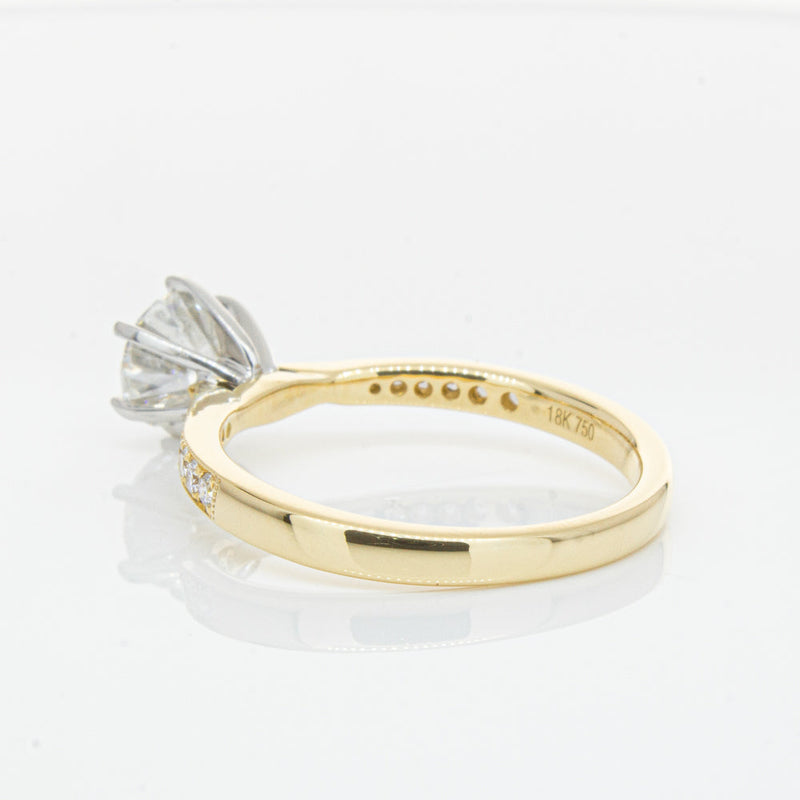 18ct Yellow Gold 1.00ct Diamond Zenith Ring-Ring-Walker & Hall