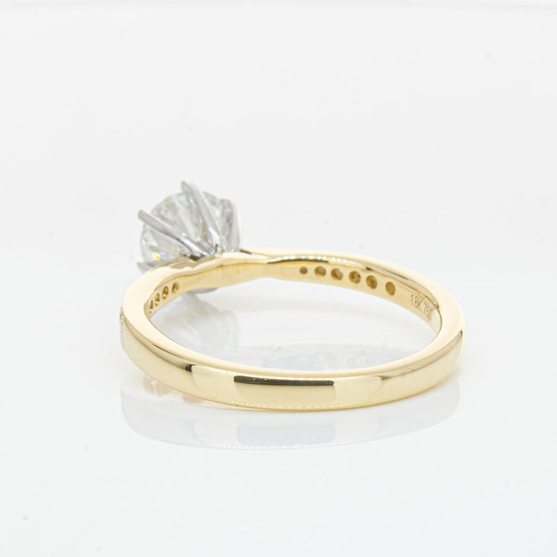 18ct Yellow Gold 1.00ct Diamond Zenith Ring-Ring-Walker & Hall