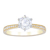 18ct Yellow Gold 1.00ct Diamond Zenith Ring-Ring-Walker & Hall