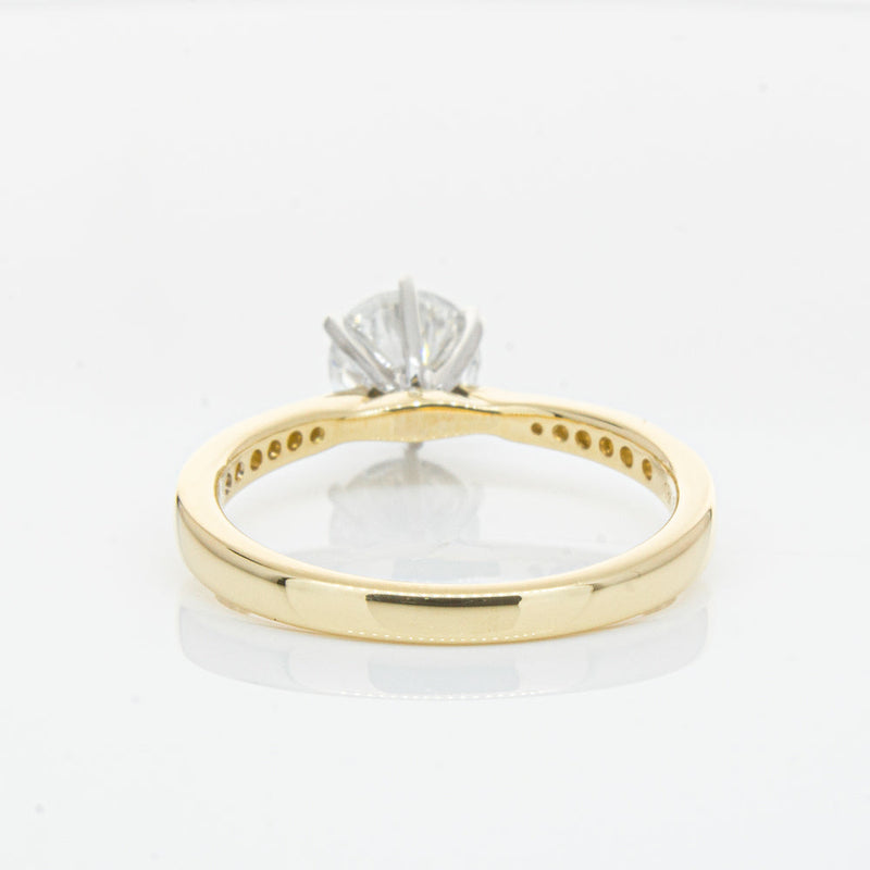 18ct Yellow Gold 1.00ct Diamond Zenith Ring-Ring-Walker & Hall