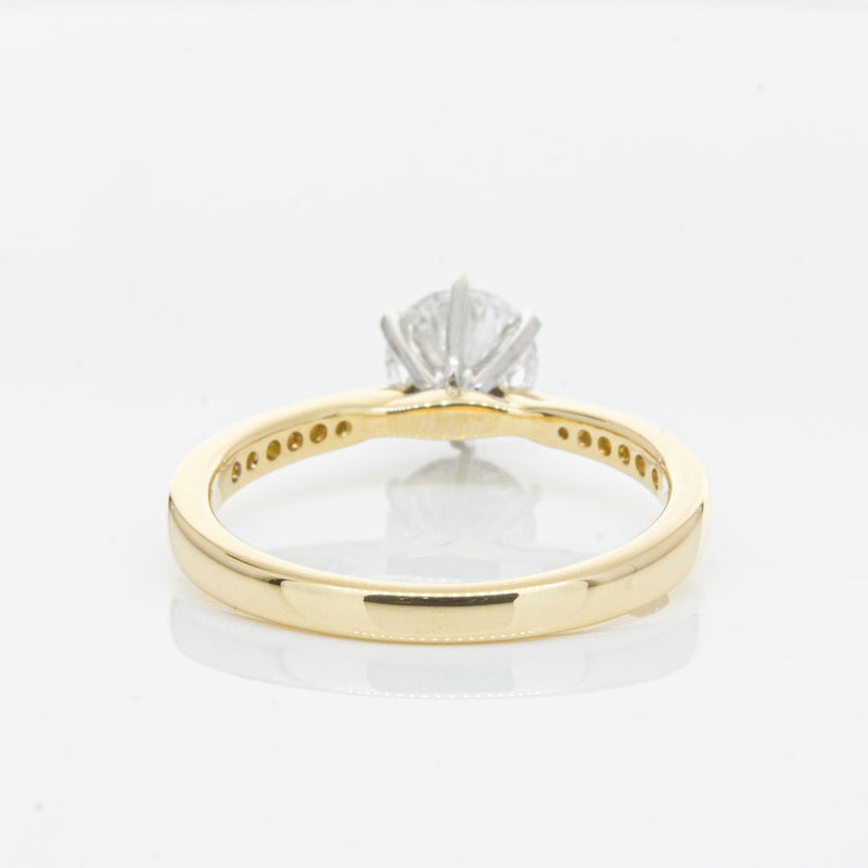 18ct Yellow Gold 1.00ct Diamond Zenith Ring-Ring-Walker & Hall