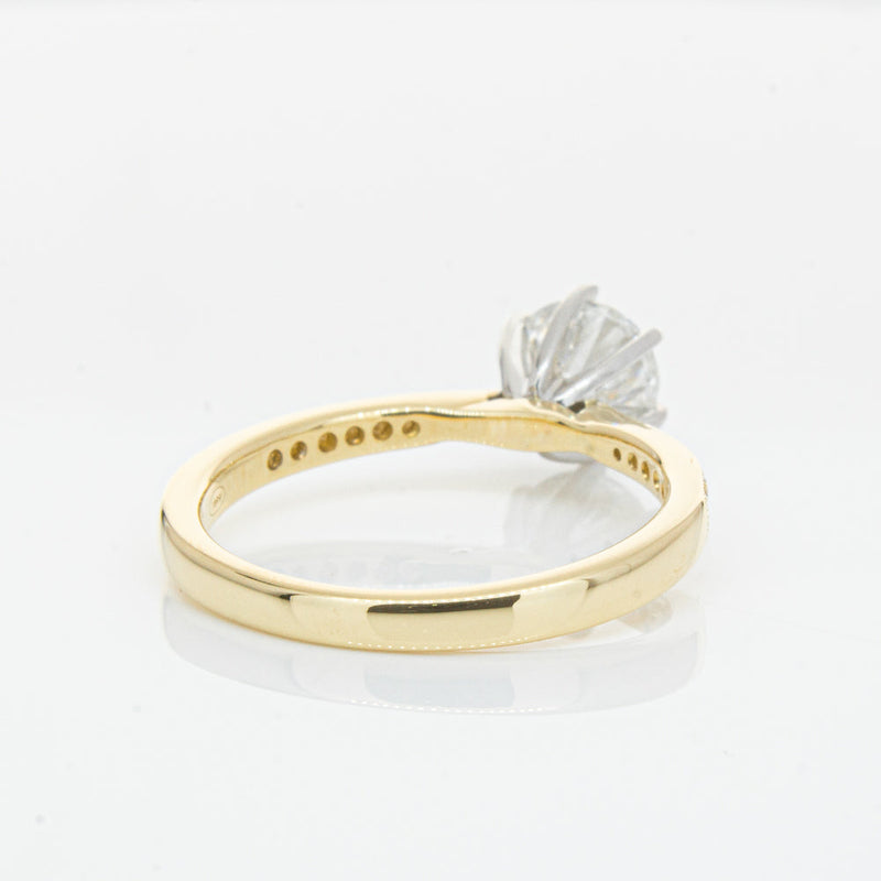 18ct Yellow Gold 1.00ct Diamond Zenith Ring-Ring-Walker & Hall