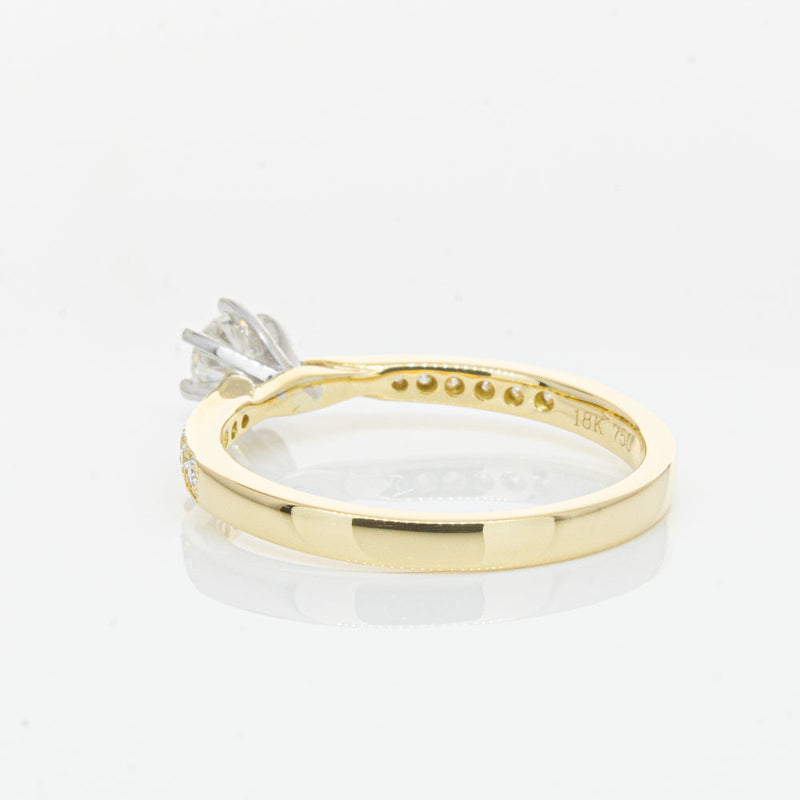 18ct Yellow Gold .32ct Diamond Zenith Ring-Ring-Walker & Hall