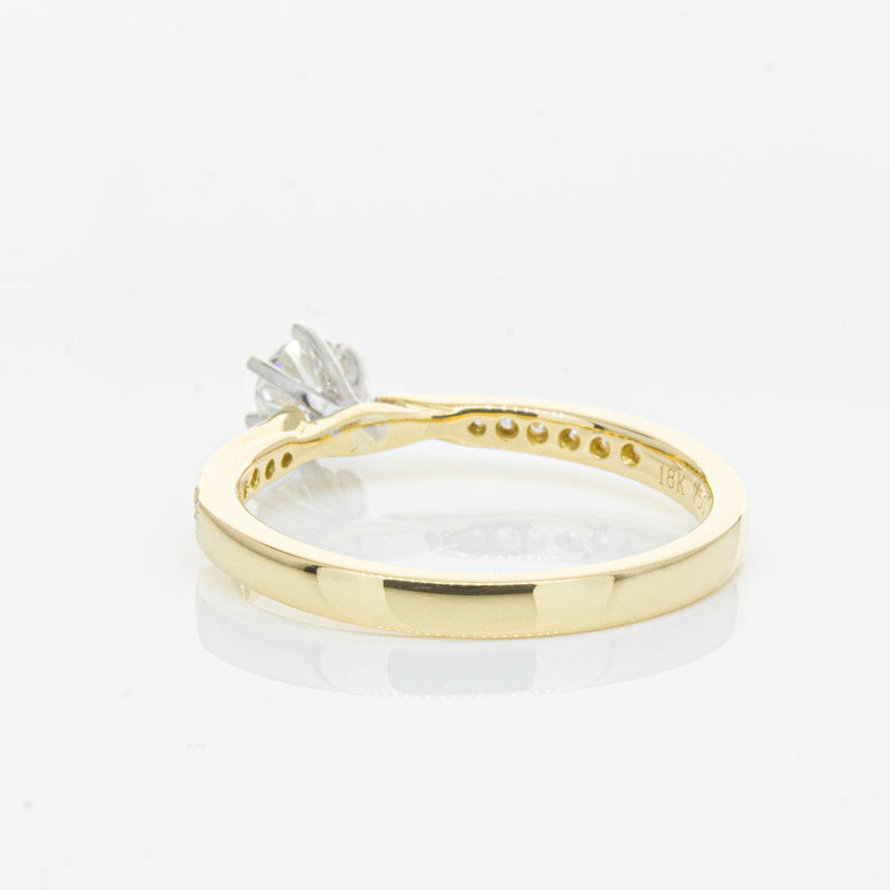 18ct Yellow Gold .32ct Diamond Zenith Ring-Ring-Walker & Hall