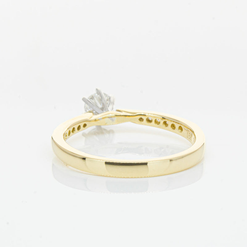 18ct Yellow Gold .32ct Diamond Zenith Ring-Ring-Walker & Hall