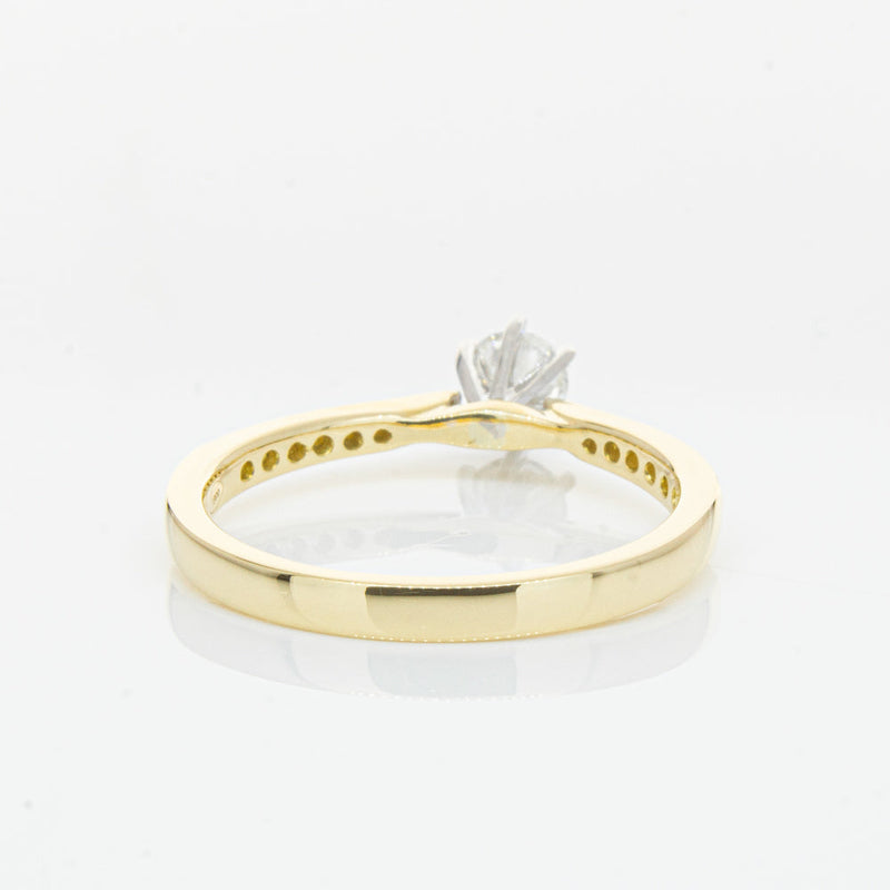 18ct Yellow Gold .32ct Diamond Zenith Ring-Ring-Walker & Hall
