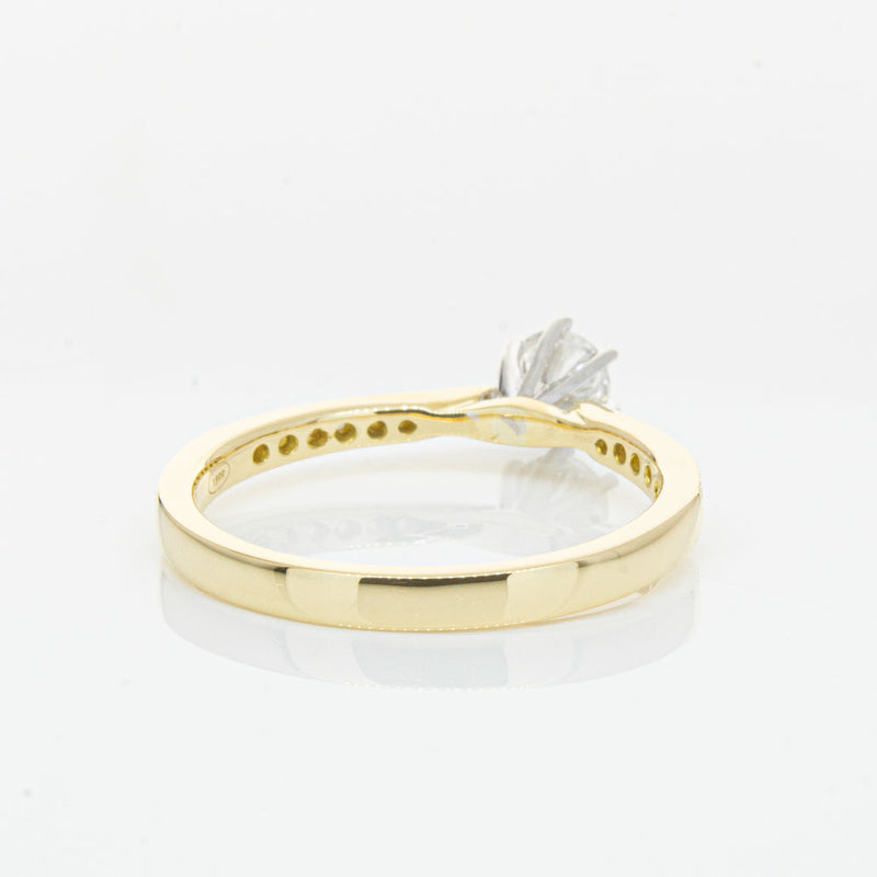 18ct Yellow Gold .32ct Diamond Zenith Ring-Ring-Walker & Hall