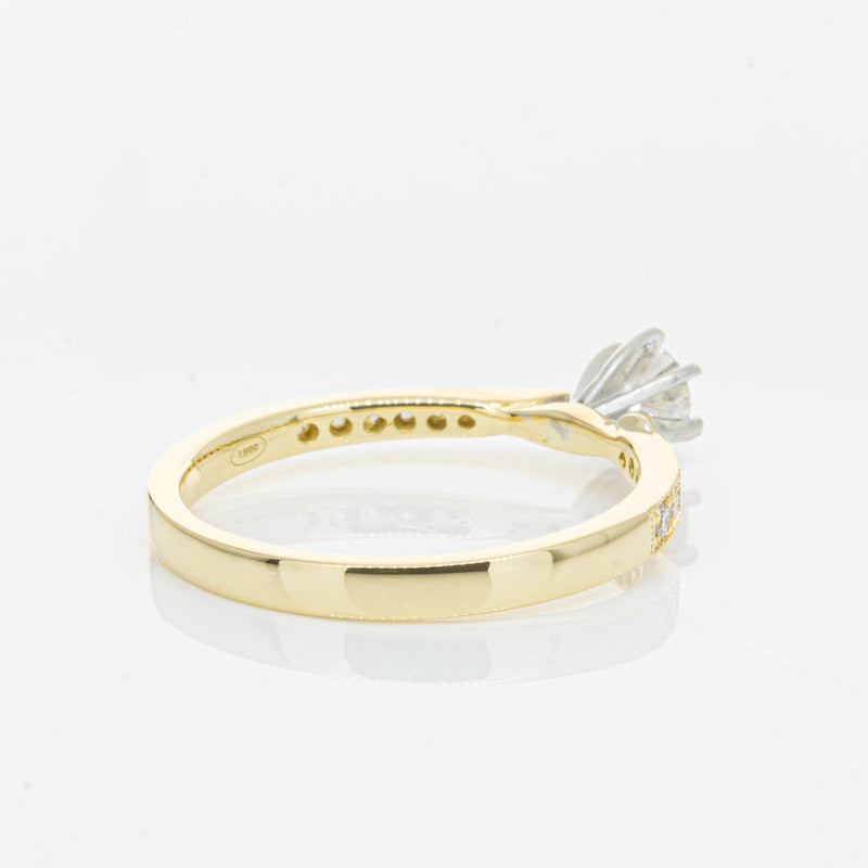18ct Yellow Gold .32ct Diamond Zenith Ring-Ring-Walker & Hall