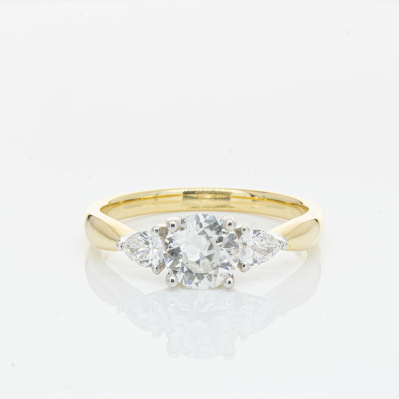 18ct Yellow Gold .70ct Diamond Elysian Ring-Ring-Walker & Hall