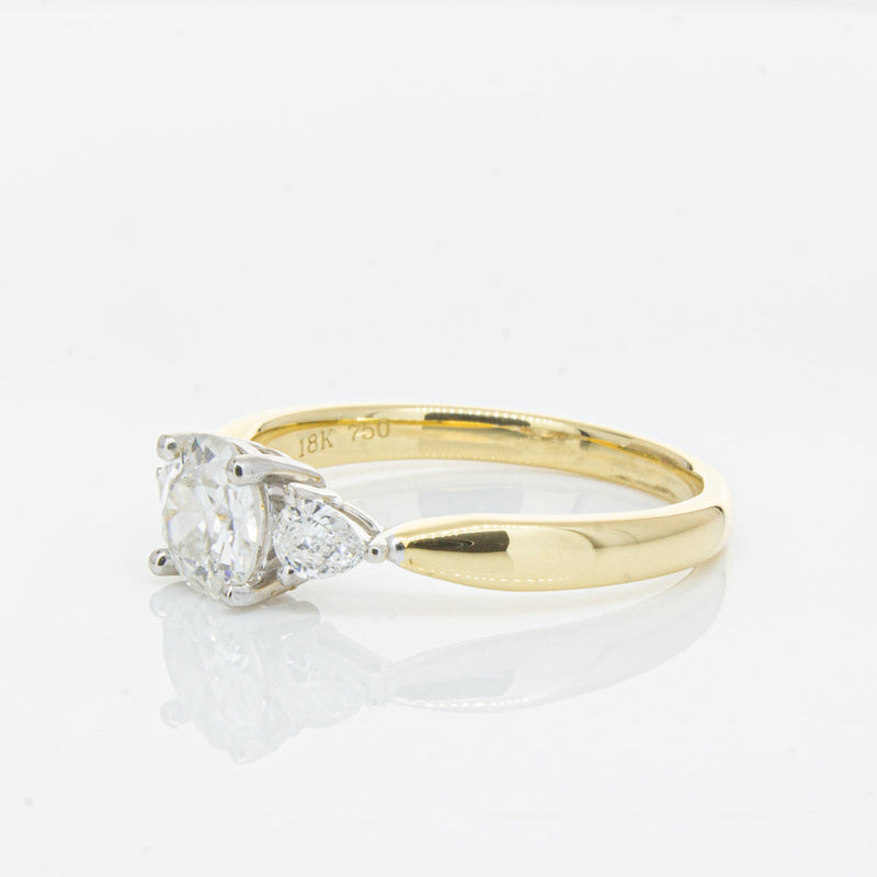 18ct Yellow Gold .70ct Diamond Elysian Ring-Ring-Walker & Hall