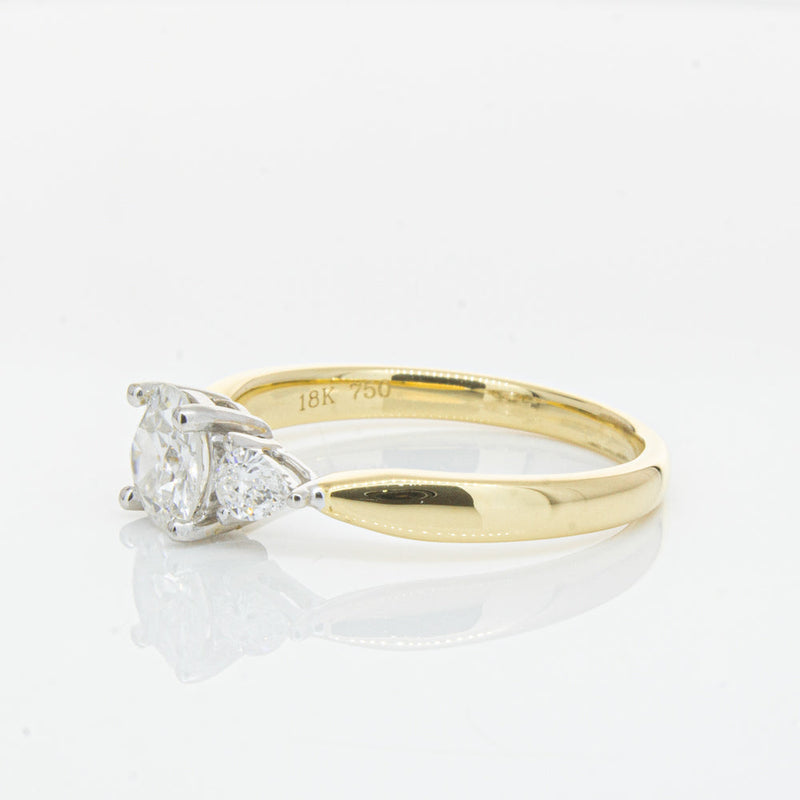 18ct Yellow Gold .70ct Diamond Elysian Ring-Ring-Walker & Hall
