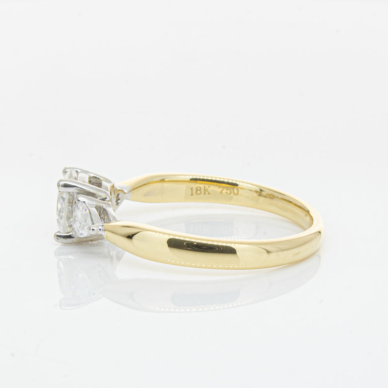 18ct Yellow Gold .70ct Diamond Elysian Ring-Ring-Walker & Hall