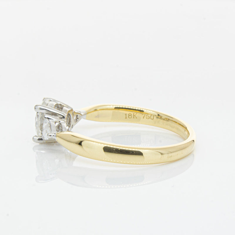 18ct Yellow Gold .70ct Diamond Elysian Ring-Ring-Walker & Hall