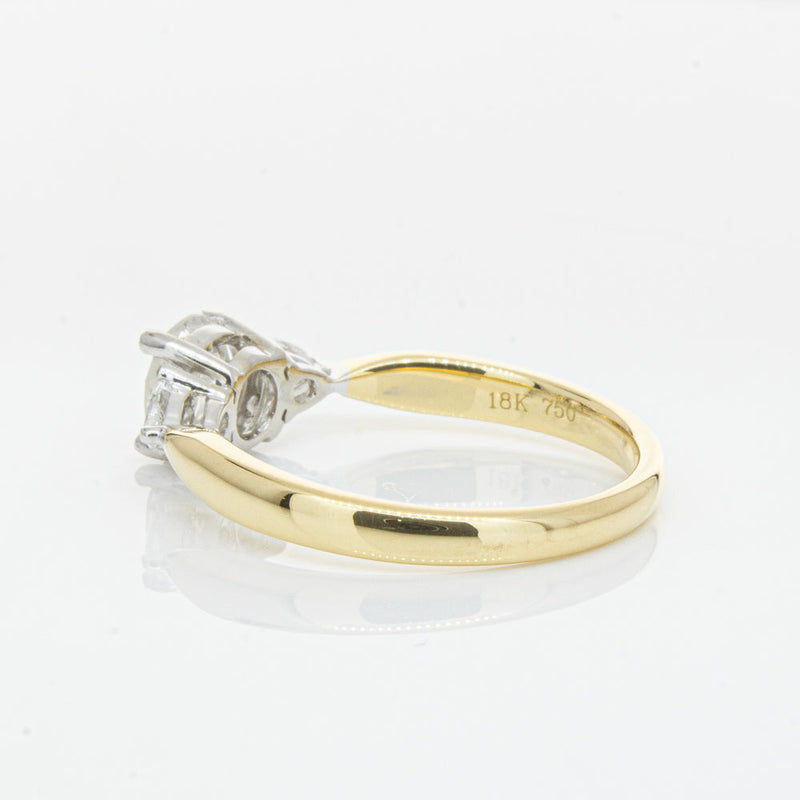 18ct Yellow Gold .70ct Diamond Elysian Ring-Ring-Walker & Hall